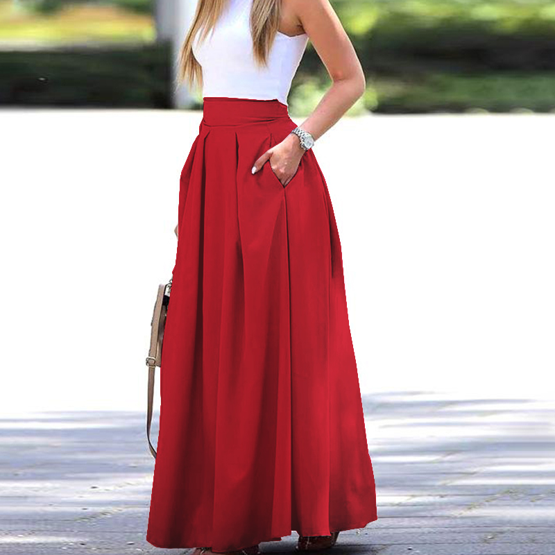 long pleated skirt 5xl