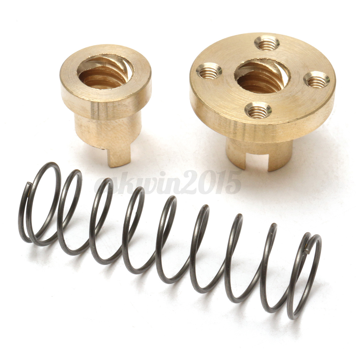 8mm T8 Lead Screw Threaded Rod 200-1000mm CNC Trapezoidal w/ Anti-Backlash Nut - Picture 8 of 16