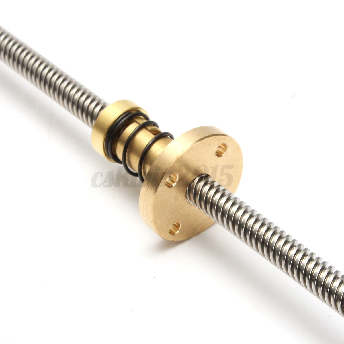 8mm T8 Lead Screw Threaded Rod 200-1000mm CNC Trapezoidal w/ Anti-Backlash Nut - Picture 7 of 16