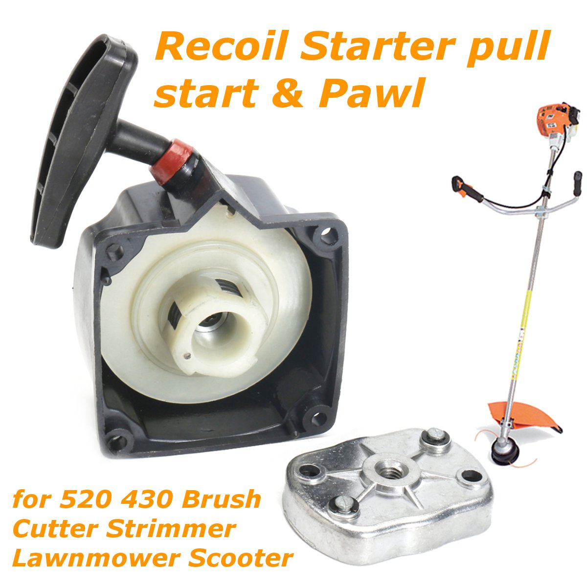 Recoil Pull Start Starter Assy For Various Strimmer Hedge Trimmer Brush Cutter