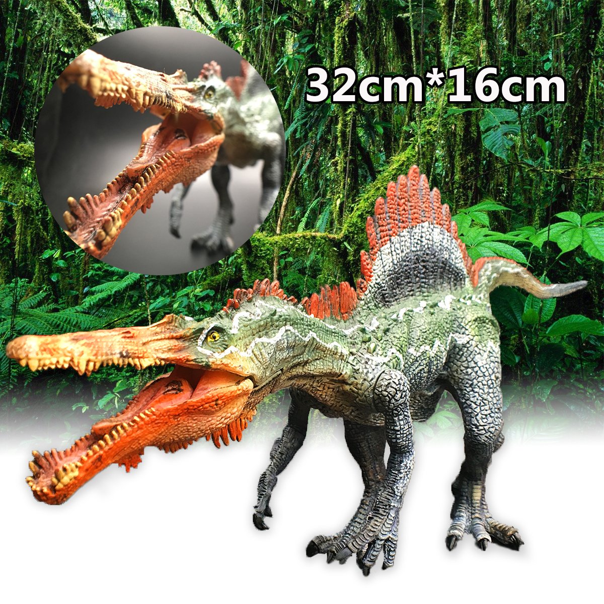 Triceratops Toys Figures Realistic Dinosaurs 12.6‘’ Spinosaurus Stegosaurus