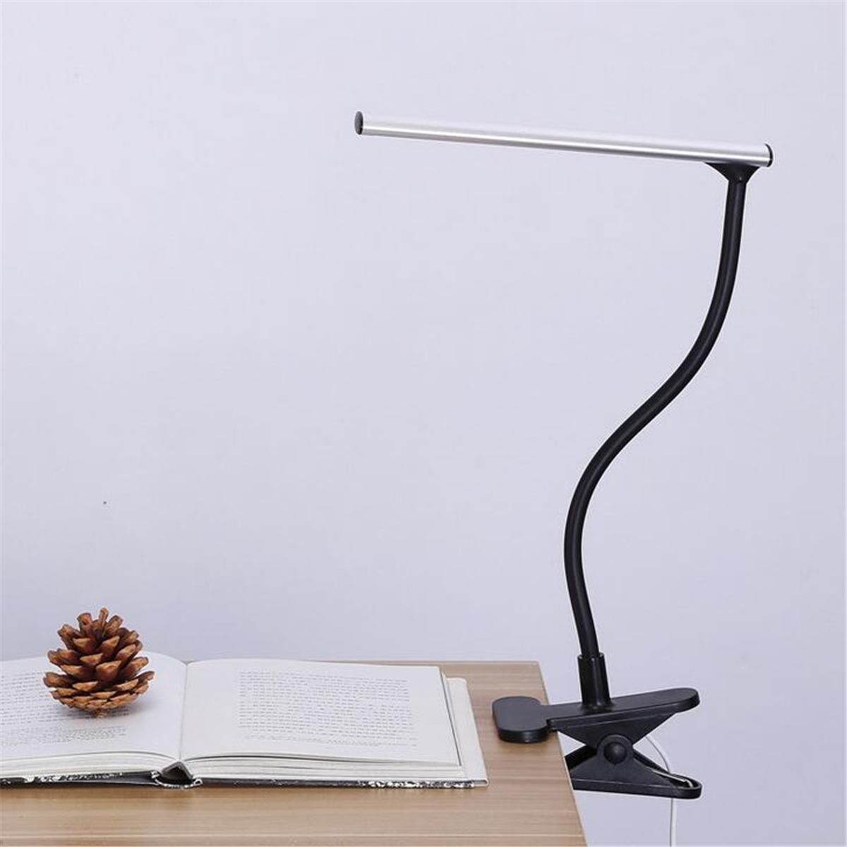 Adjule Dimmable Led Light Clip On Desk Table Lamp Reading Beside Adjule Dimmable Led Light Clip On Desk Table