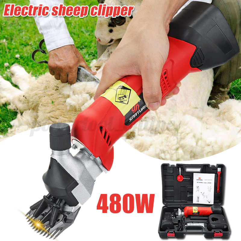 480W Cordless Electric Sheep Shearing Clipper Sheep Goat Rechargeable Battery 480W Cordless Electric Sheep Shearing Clipper Sheep Goat Rechargeable Battery