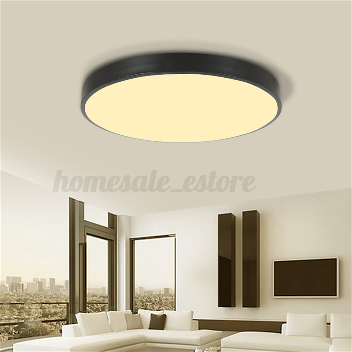 Black White Modern Led Ceiling Light Surface Mount Lamp Home Bedroom Black White Modern Led Ceiling Light Surface Mount