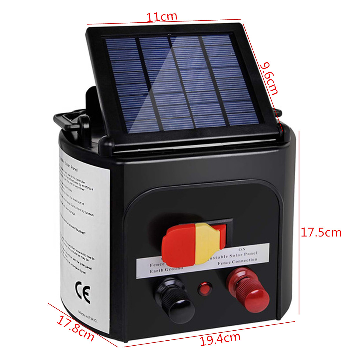 5KM Solar Power Electric Fencing Energizer Farm Fence Charger Livestock