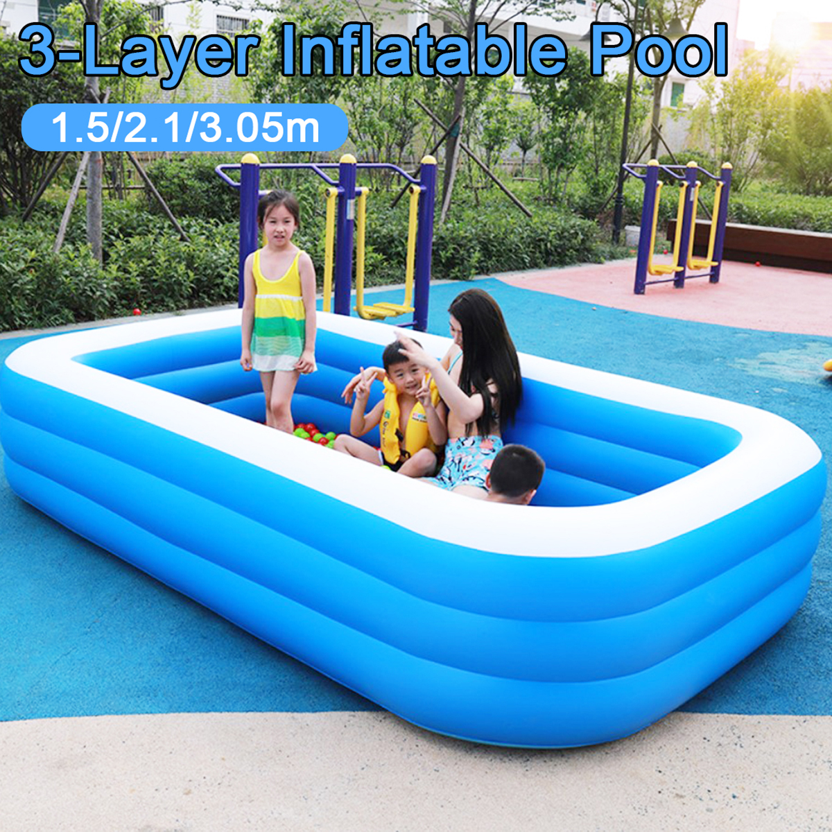 10ft inflatable pool