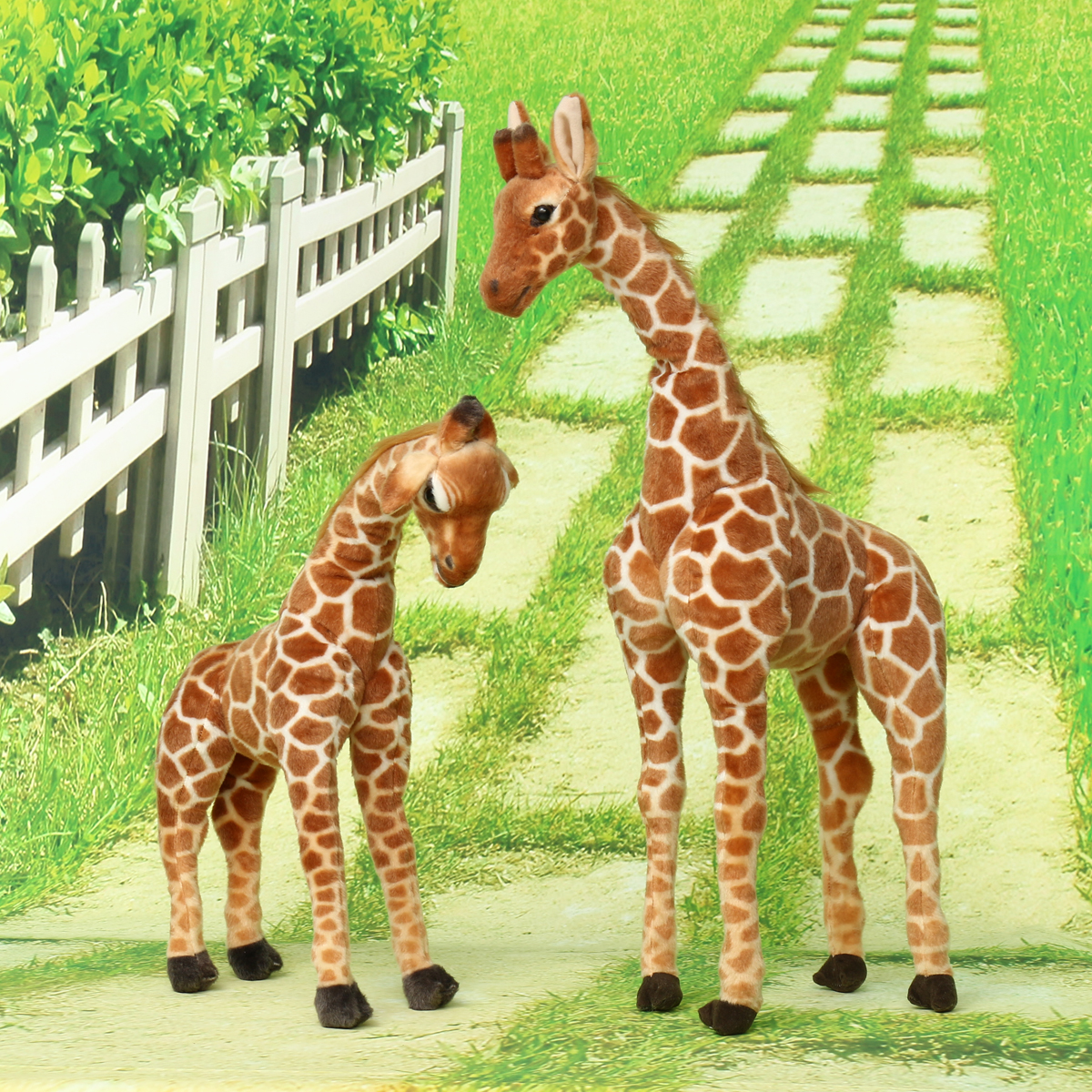 60 70cm Giraffe Doll Plush Toys Children Soft Stuffed Animals Play