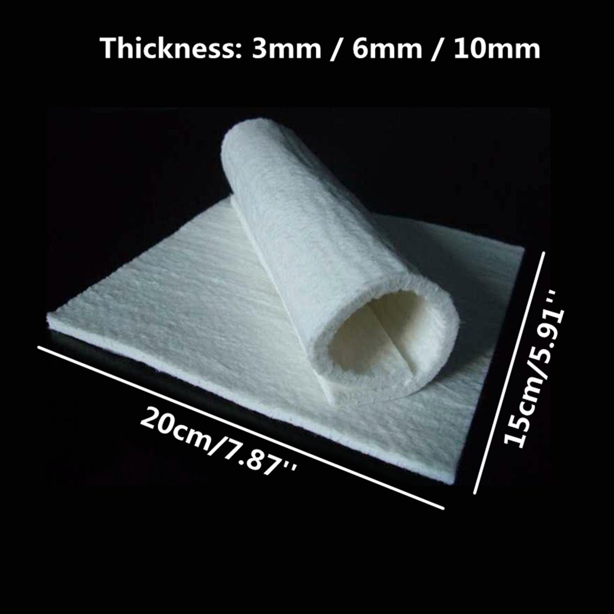 254mm x 355.6mm x 10mm Sheet Aspen Aerogel SPACELOFT Hydrophobic Insulation Mat
