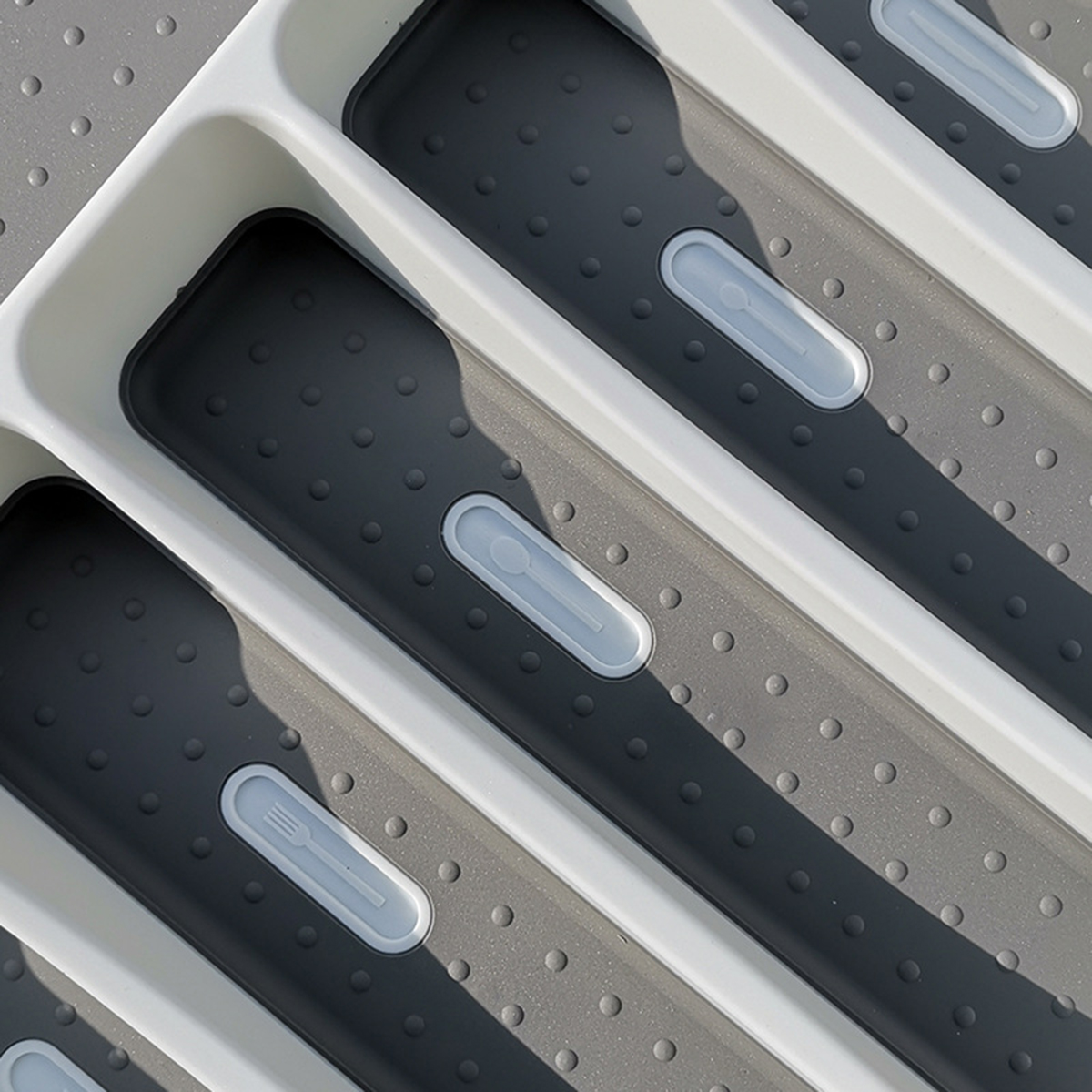 Besteckkasten Einlage Küche Schublade Kunststoff Rack Halter Organizer