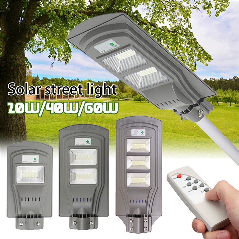 40 60w 80 120led Solar Light Outdoor Wall Street Path Sensor Lamp Image Is Loading 40 60w 80 120led Solar Light Outdoor Wall