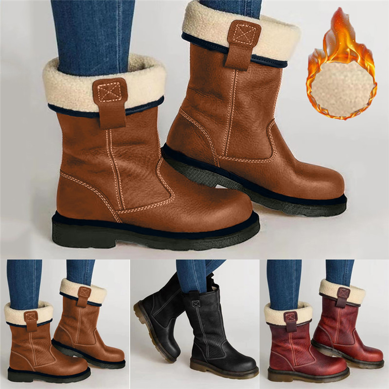 waterproof warm snow boots