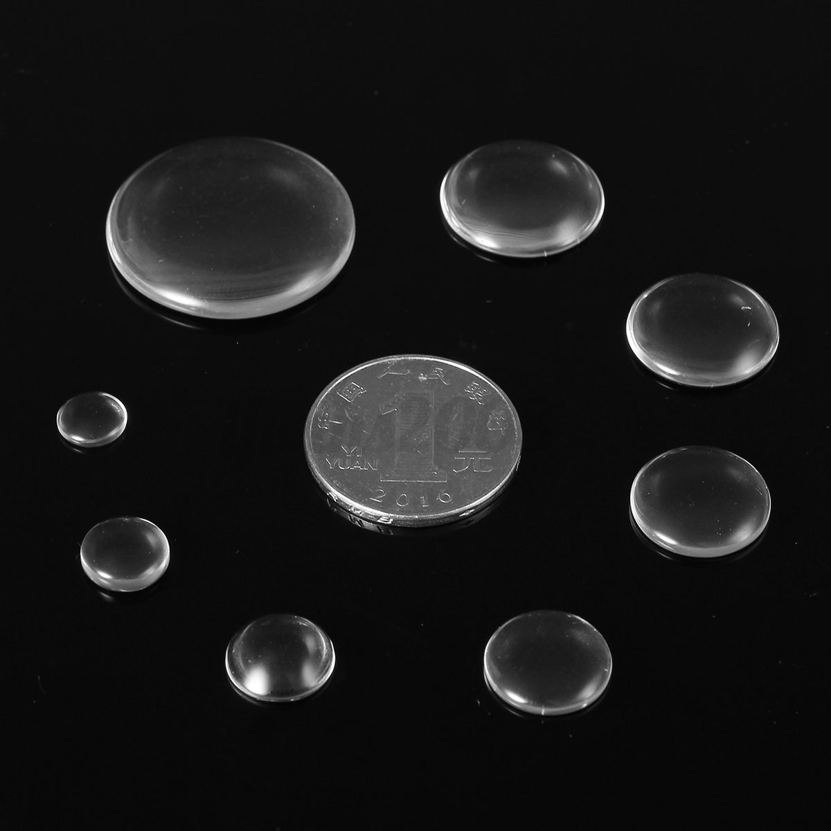 10//50//100//500 Cabochons Verre Rond 20mm 20mm Cabochon
