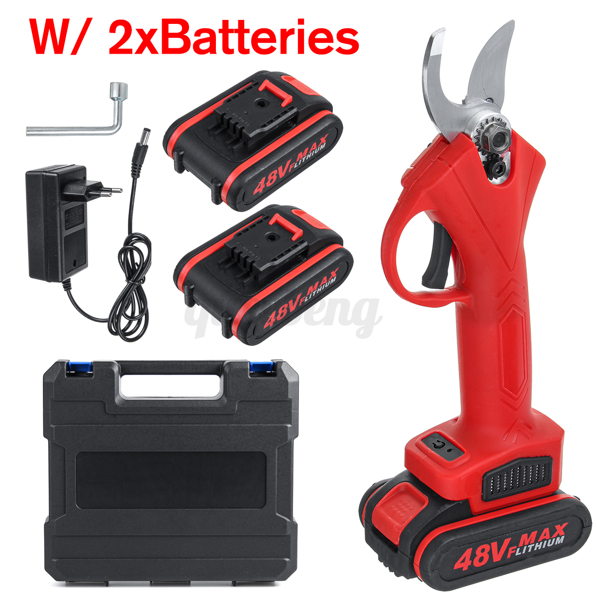 48V Cordless Forbice da potatura a batteria elettrica 9000mah  Batterie