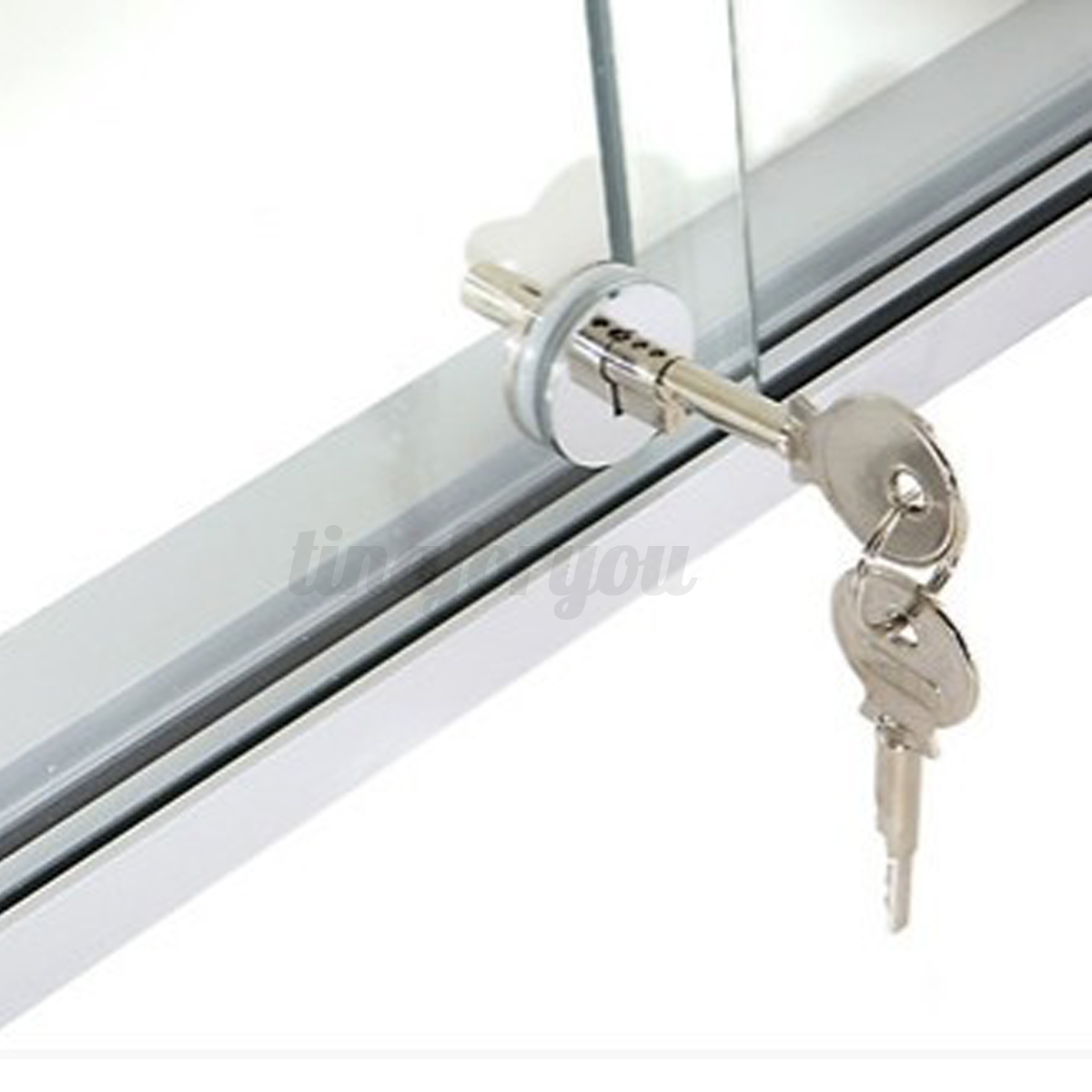 Sliding Glass Door Lock Reptile Vivarium Showcase Display Metal 2