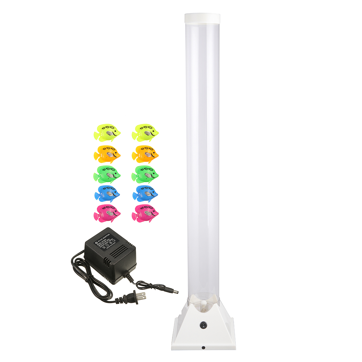 7 Led Color Changing Aquarium Bubble Light Fish Floor Water Lamp 7 Led Color Changing Aquarium Bubble Light Fish