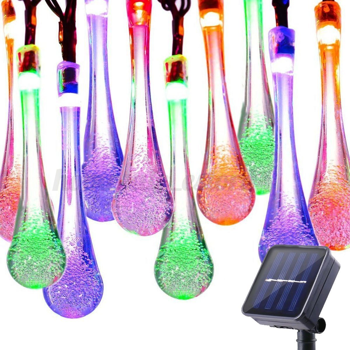 30 LED Outdoor Solar Powered String Lights Garden Path Yard Landscape Lamp Decor eBay