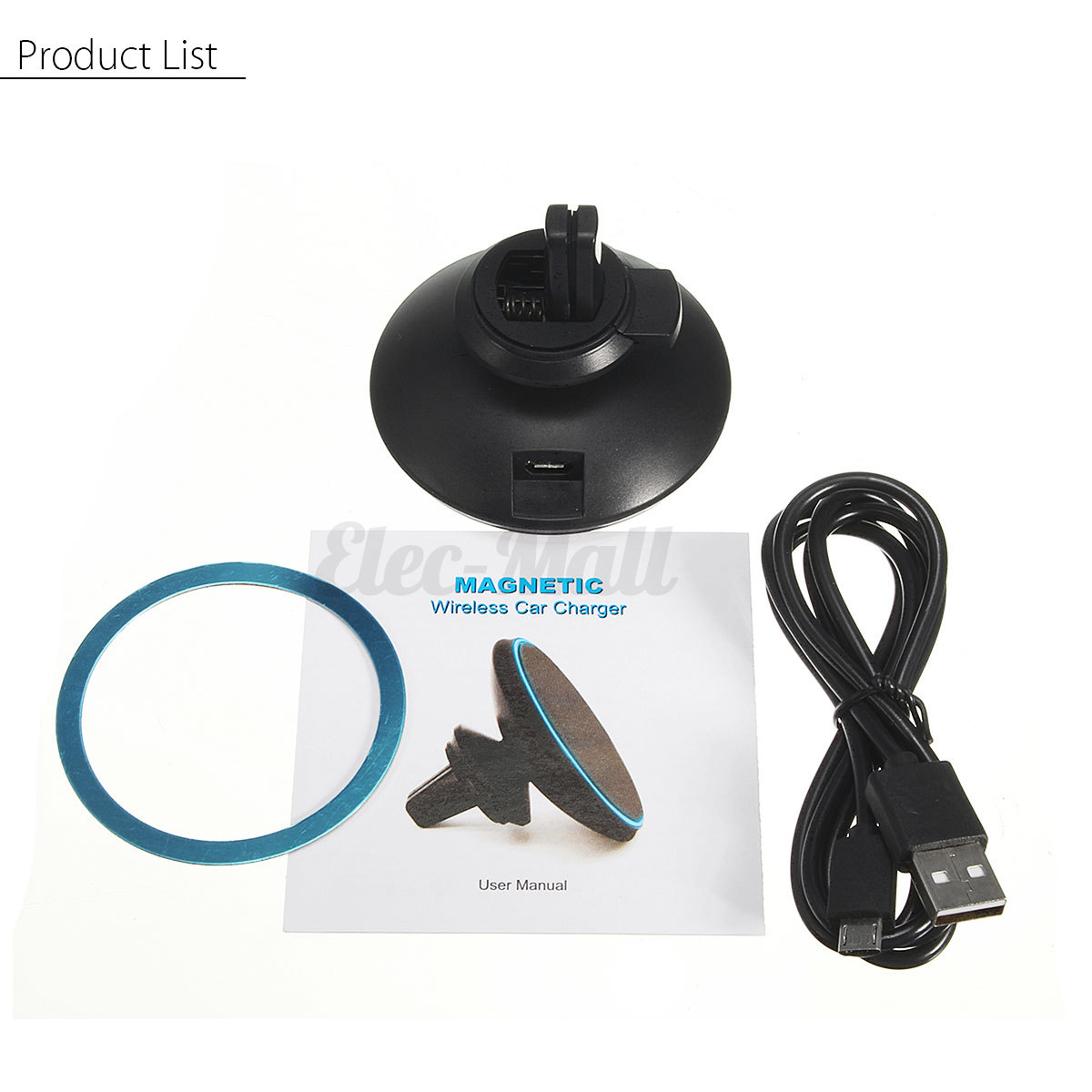 Qi Wireless Car Charger Magnetic Air Vent Mount Holder For Phone