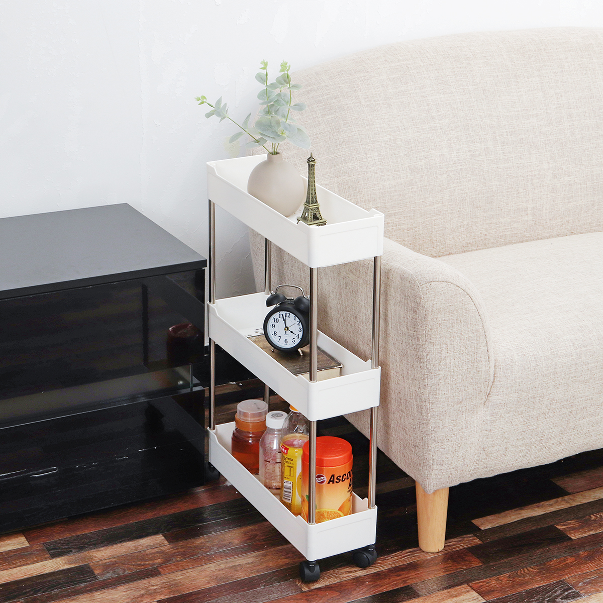 2/3/4 Fach Lagerregal Toilette Bad Boden Küche Lücke Lücke Wagen