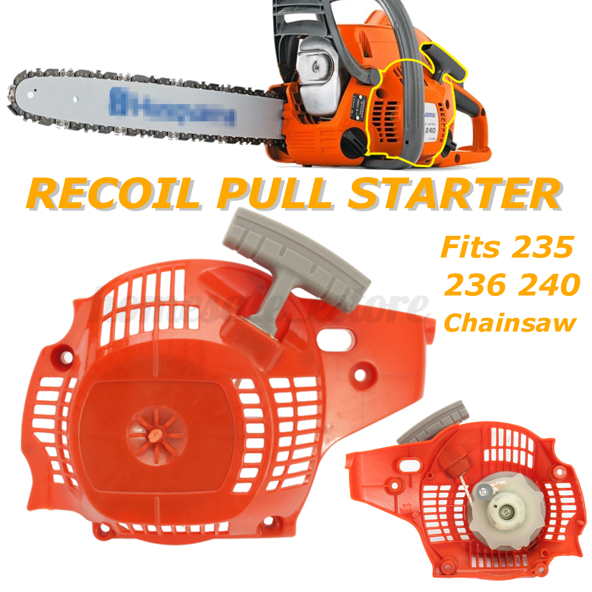 Chainsaw Recoil Pull Start Starter for HUSQVARNA 235 236 240