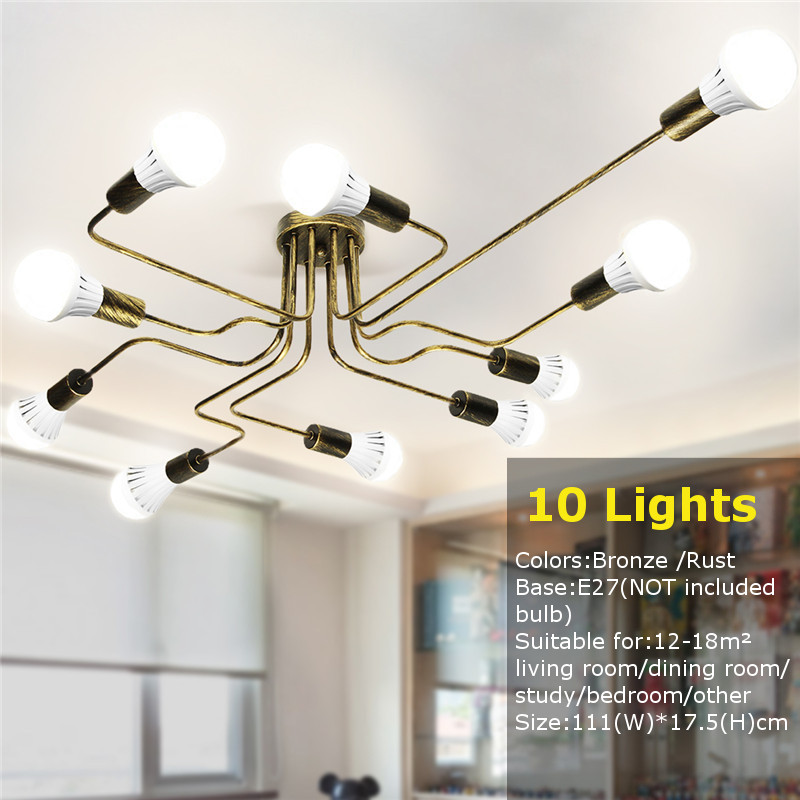 Industrial Vintage Ceiling Chandelier Light Steampunk Pendant Lamp Picture 10 Of