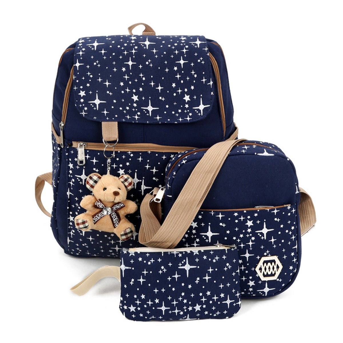 3x Women S Backpack School Book Bags Satchel Shoulder Rucksack 3x Women 039 S Backpack School Book Bags