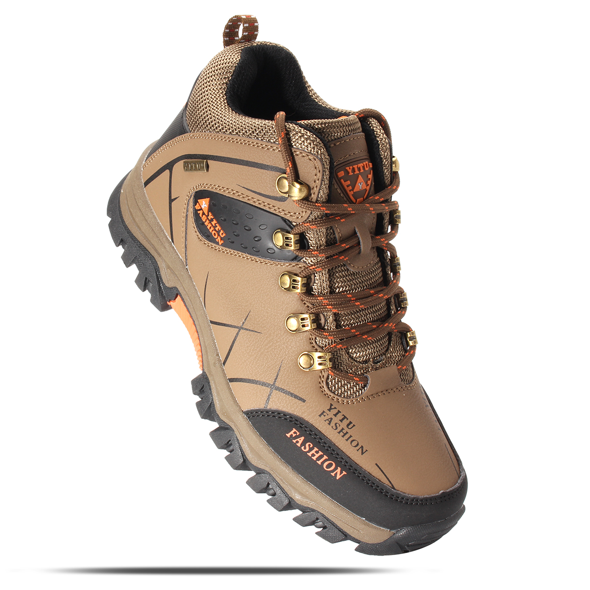 large hiking boots
