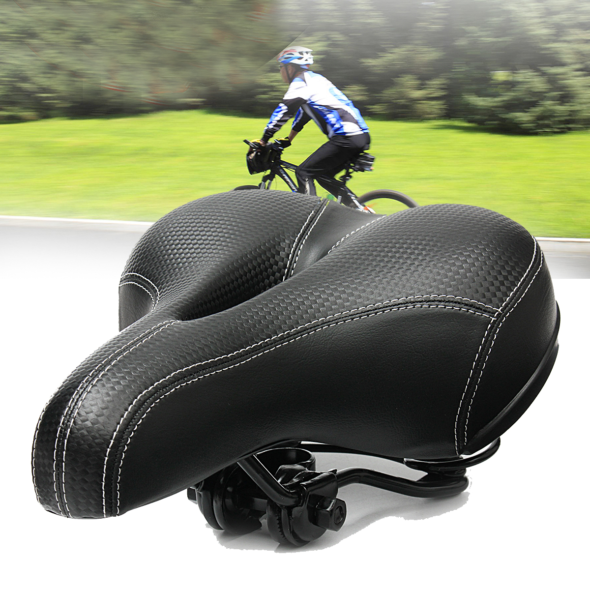 18 inch wide bicycle seat