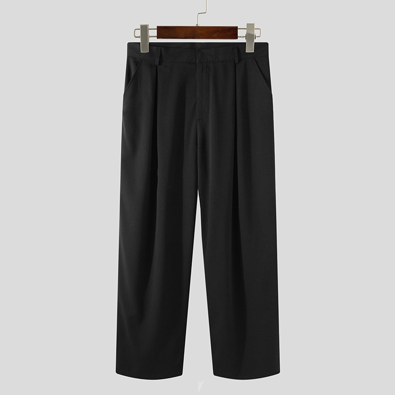 Pantalones sueltos para hombre Pantalones de carga de pierna ancha Festival Hippie Informal Pantalones de combate - Imagen 12 de 13
