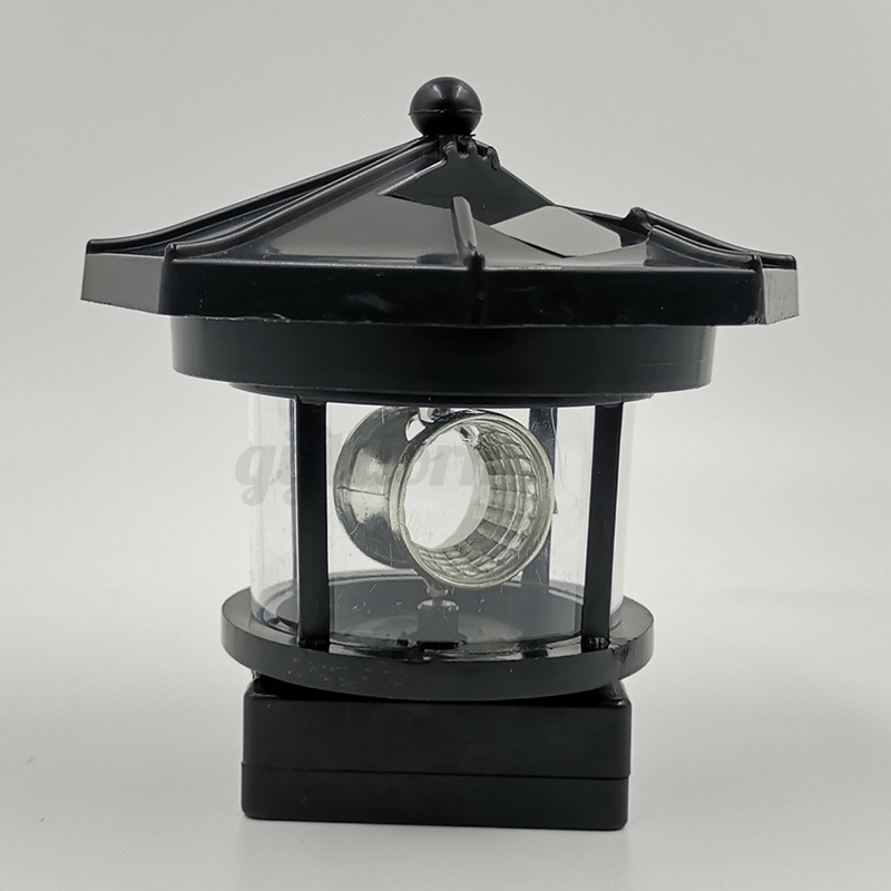 Solar LED Leuchtturm Licht Garten Hof Rasen Beleuchtung Dekor Lampe