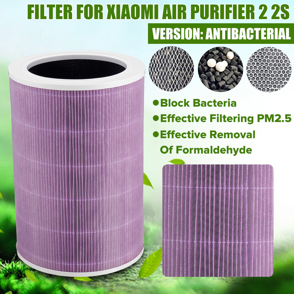FILTER FOR XIAOMI MI AIR PURIFIER 1//2//PRO//2S 1PC PURIFY FORMALDEHYDE