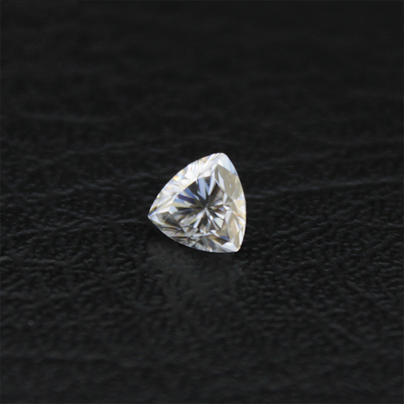 12X12MM Ovale 10.28Ct Triangle Bijoux Saphir Diamant AAAA Pierreries Précieuses