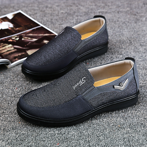 men large size old beijing style casual cloth shoes