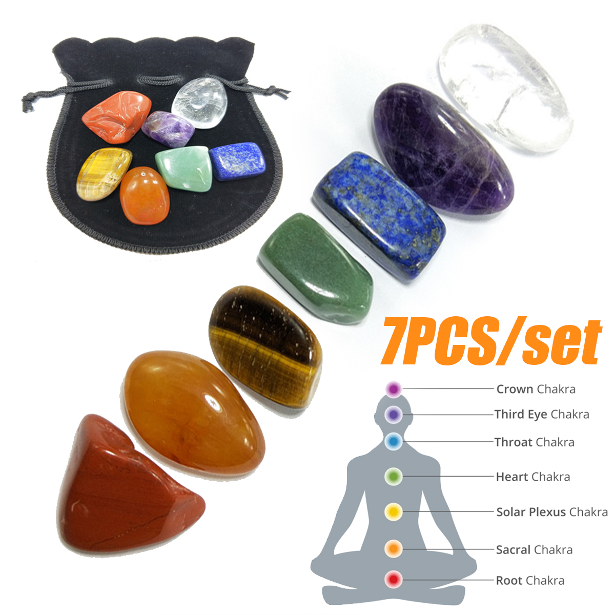 chakra stone set
