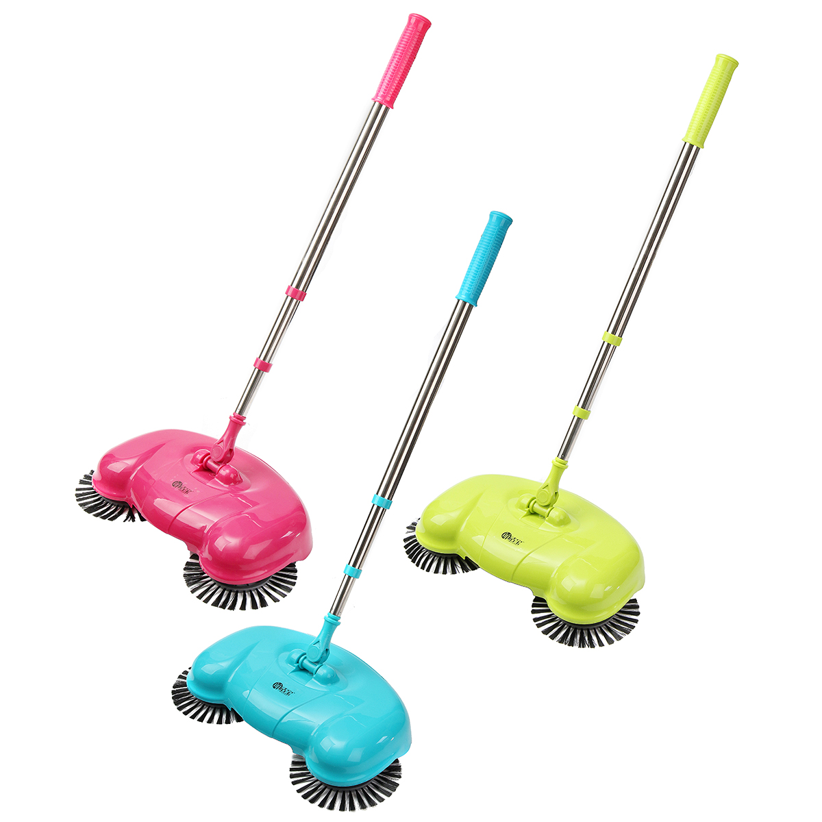 Automatic Spin Hand Push Sweeper Broom Household Cleaning Mop No