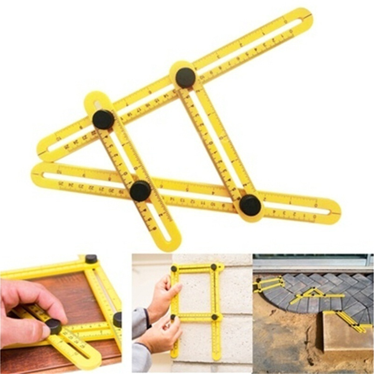 Heimwerker Multi Winkel Angle Winkelschablone Winkelmesser Lineal Zollstock Messgerat Werkzeuge