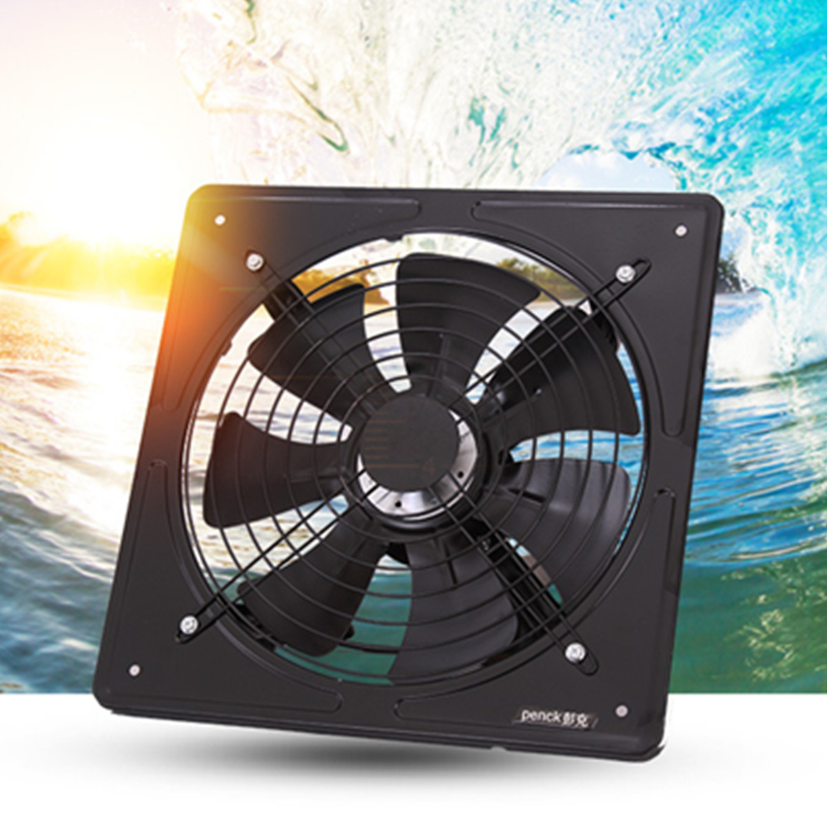 220V Metallventilator Ventilator Lüfter Abluft Abzug Wand Gebläse Haus