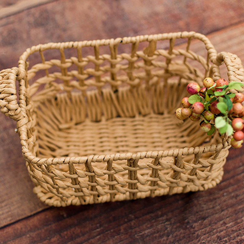 Newborn Baby Photography Props Basket Handmade Woven ...
