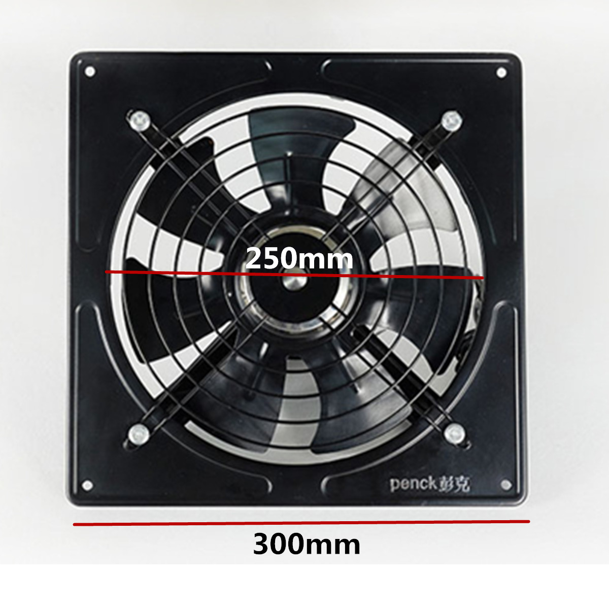 400mm Axial Industrie-Großraum-Ventilator-Lüfter Abluft Abzug Fensterventilator
