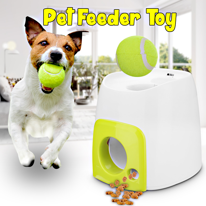 Hund Automatik Ballwerfer Launcher Ballschleuder Hunde Tennisball