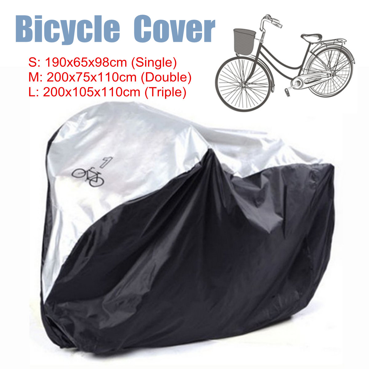 Fahrrad Abdeckung Abdeckplane Fahrradgarage Schutz Abdeckhaube Mehr Auswahl