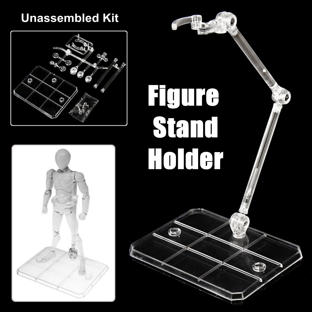 action figure stand base