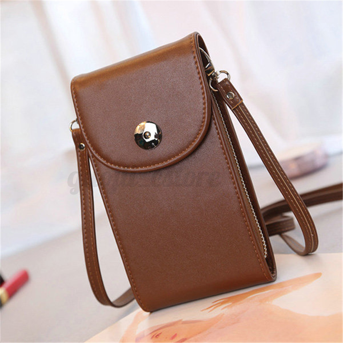 Women PU Leather Mini Mobile Phone Pouch Cross Body Purse Shoulder Bag Wallet | eBay