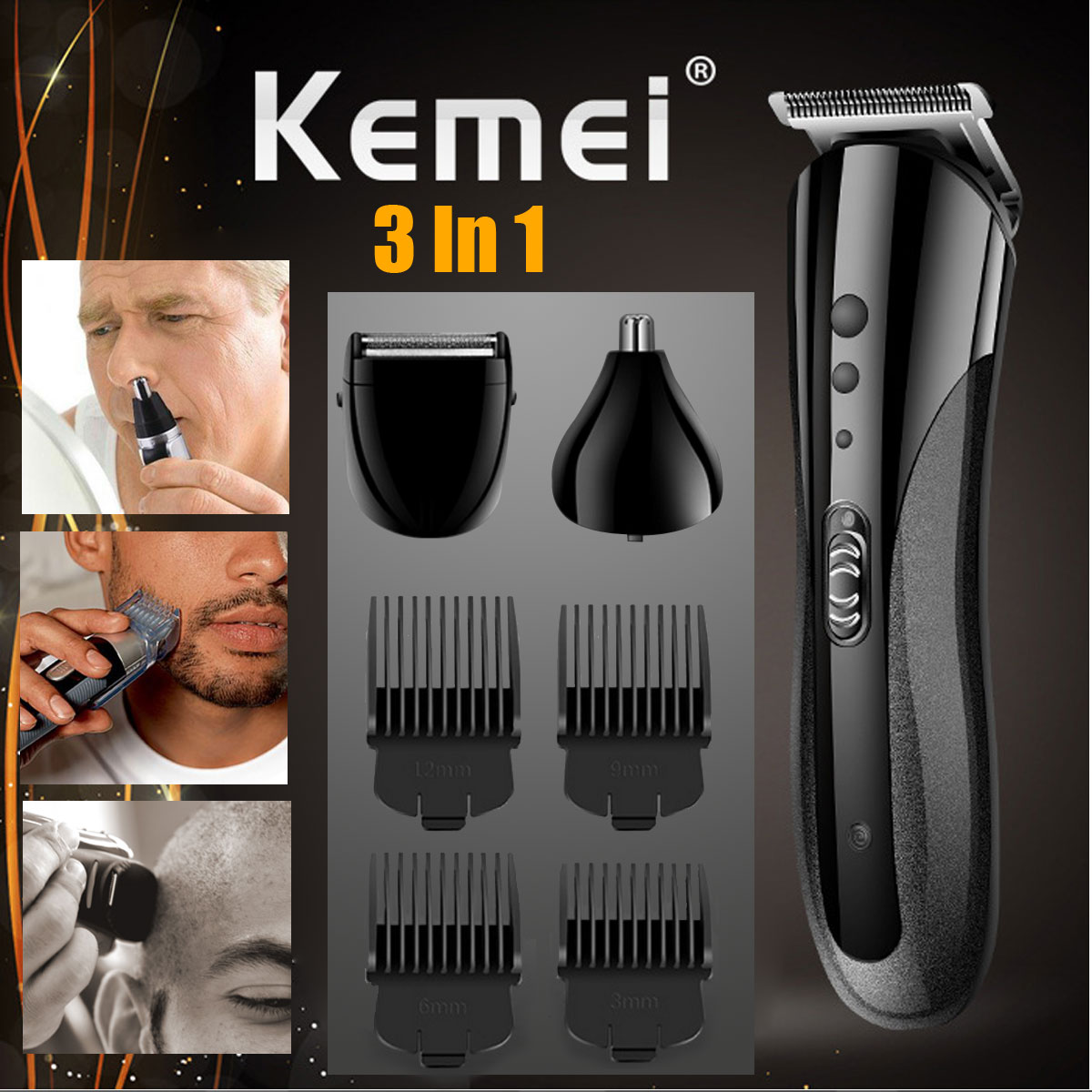Pro Electric Body Beard Hair Men Cut Clipper Shaver Machine Razor
