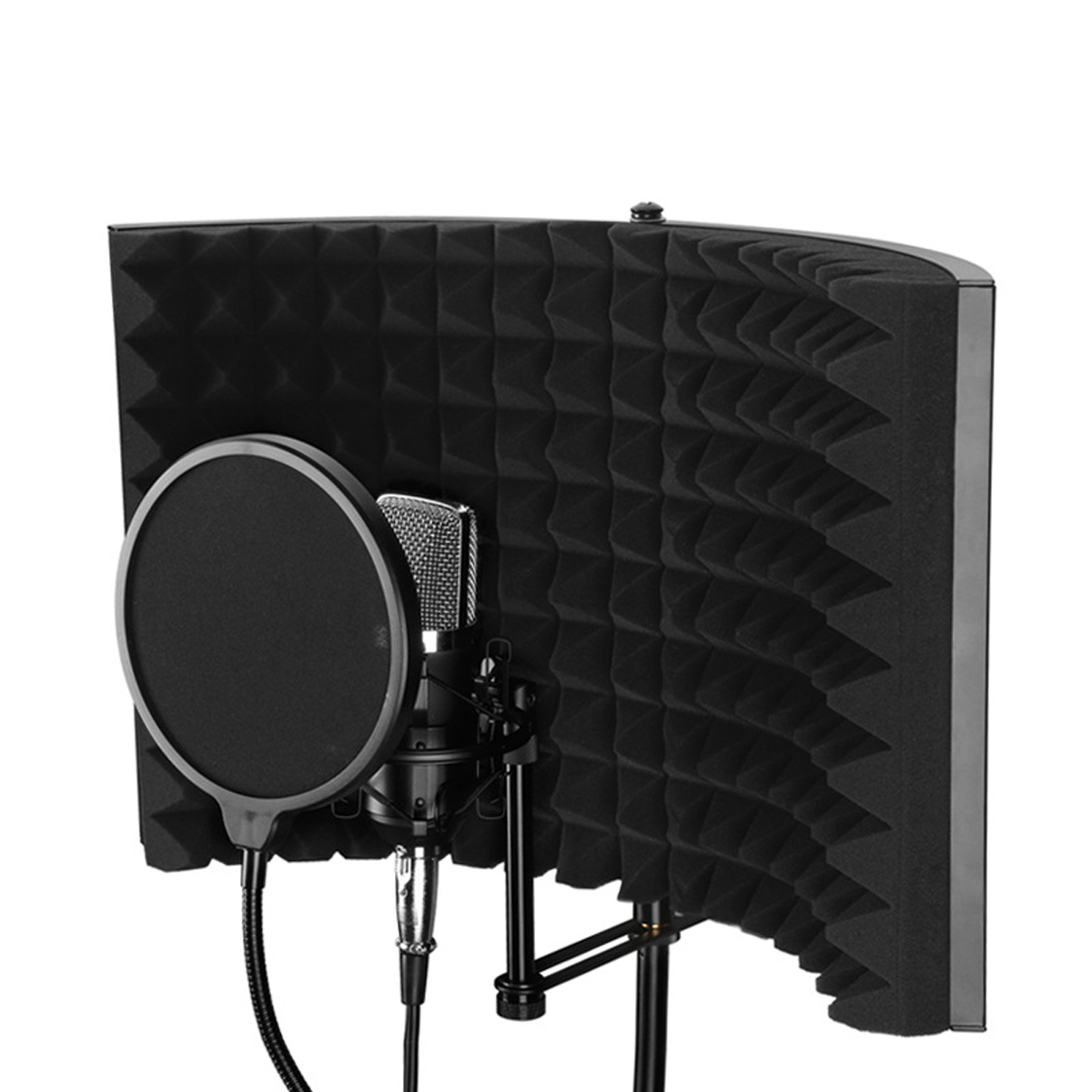Details About Microphone Isolation Shield Vocal Booth Studio Recording Acoustic Panel Eva Foam