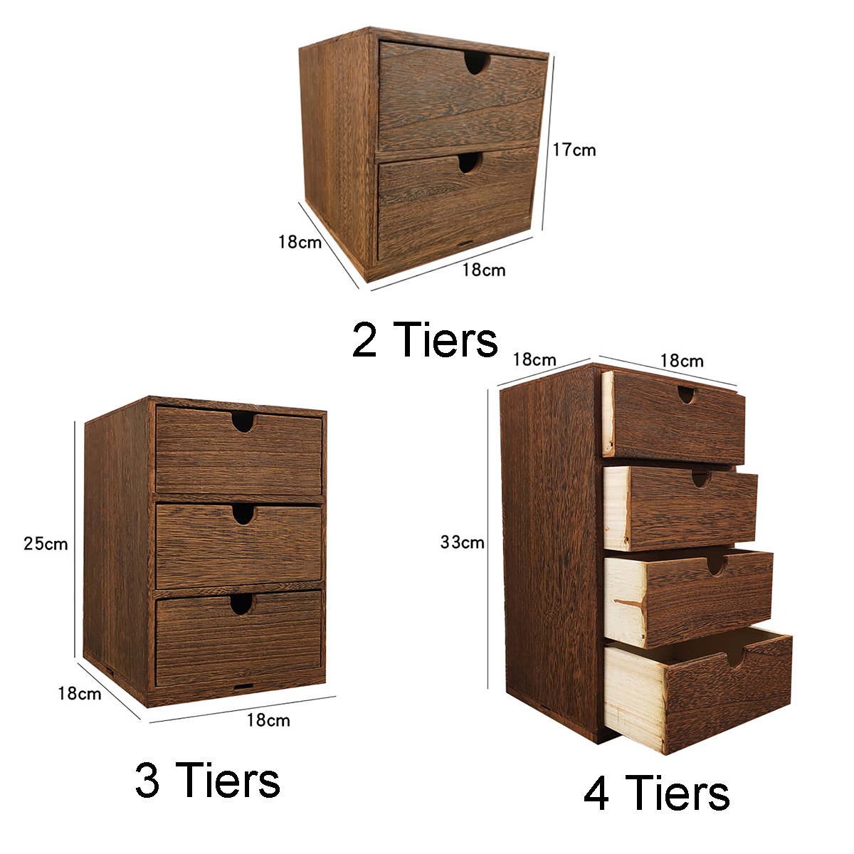 Aufbewahrungskiste Schublade Organizer Schrankboxen Koffer Desktop