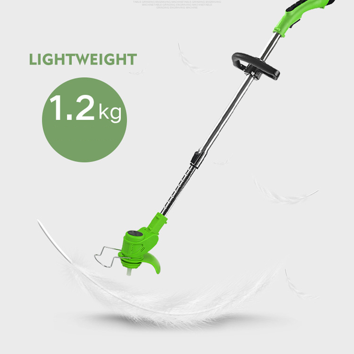 450W Electric Wireless Grass Weed Trimmer Kit Garden Rechargeable