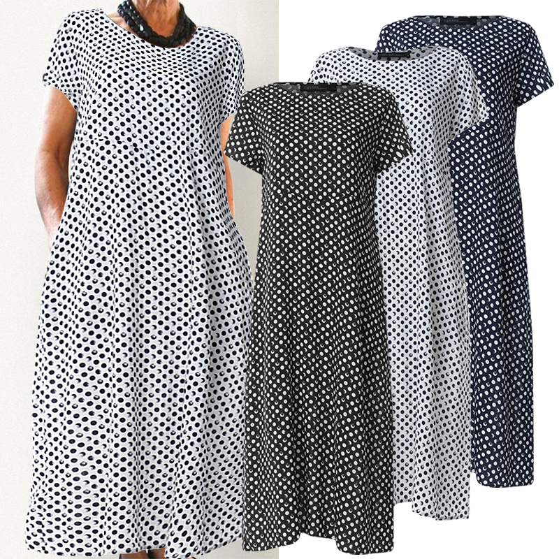 polka dot midi shirt dress
