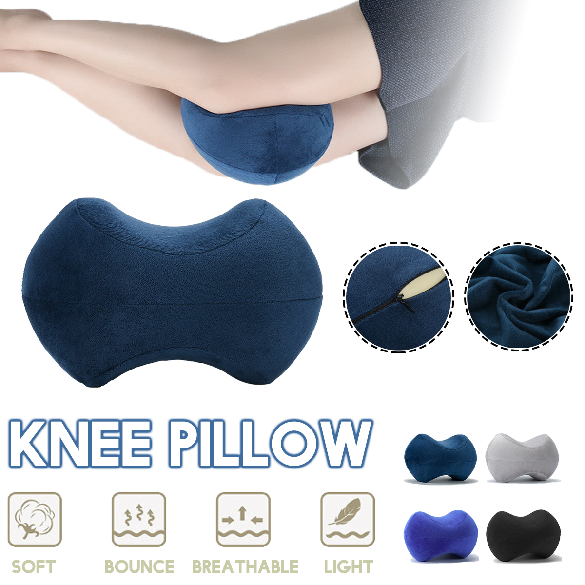 2019 Memory Foam Leg Pillow Cushion Knee Support Pain Relief For