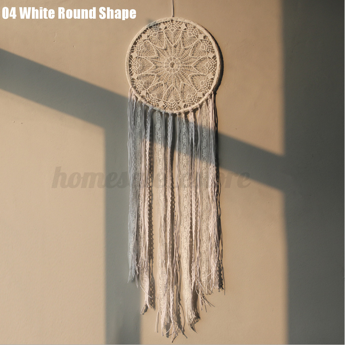 Black Lace Feather Wall Hanging Home Ornament Tapestry Macrame Bohemia Style Black Lace Feather Wall Hanging Home Ornament Tapestry Macrame Bohemia Style