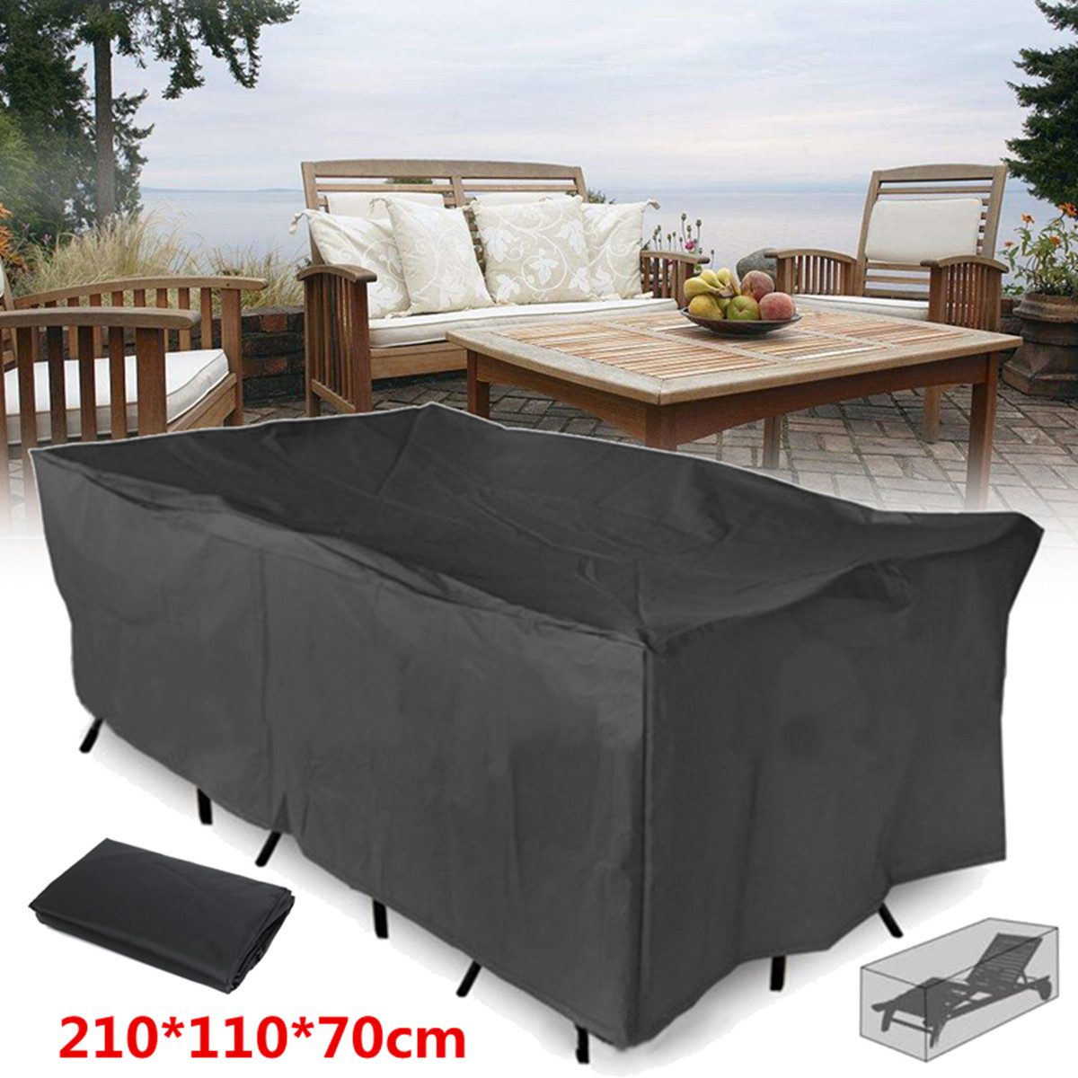 Large Waterproof Table Chair Cover Patio Furniture Outdoor Garden Patio Furniture Outdoor